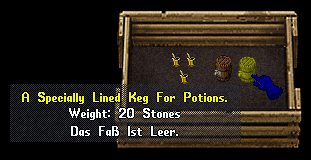 Ein Fass für 100 Tränke